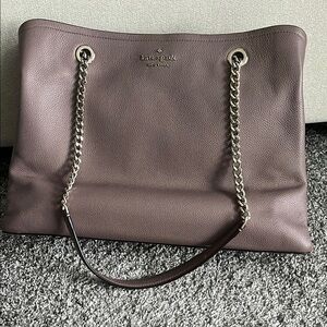 Kate Spade Purple Shoulder Bag with Chain Strap